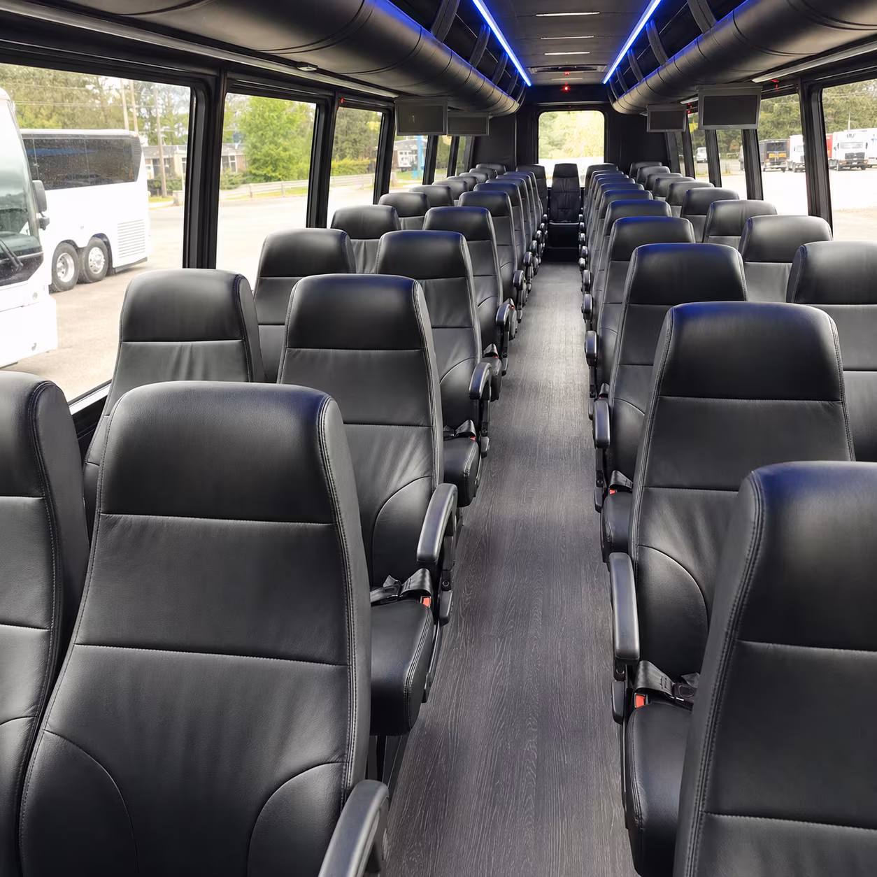 miami beach 30 passenger minibus inside