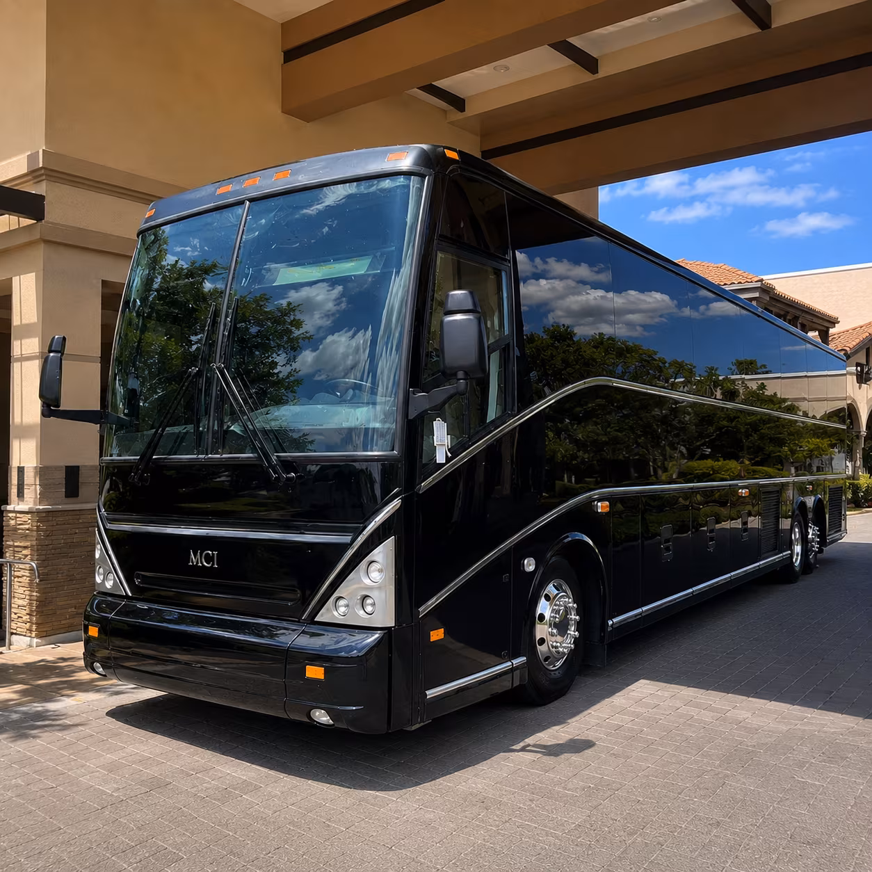 miami beach long distance charter bus rental