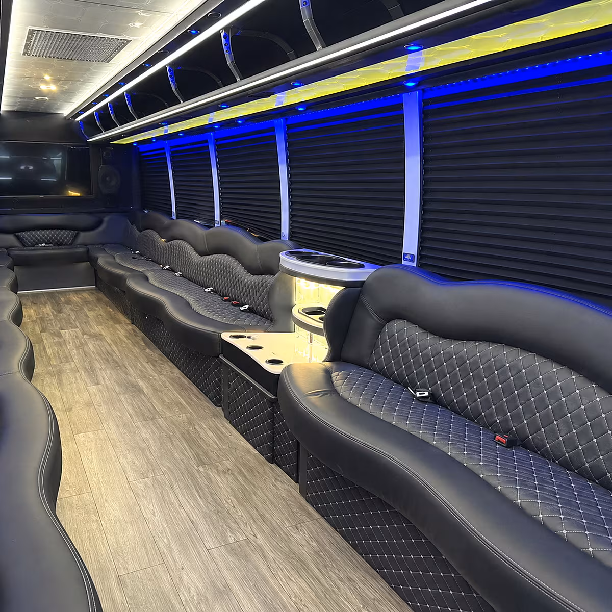 miami beach party bus interior