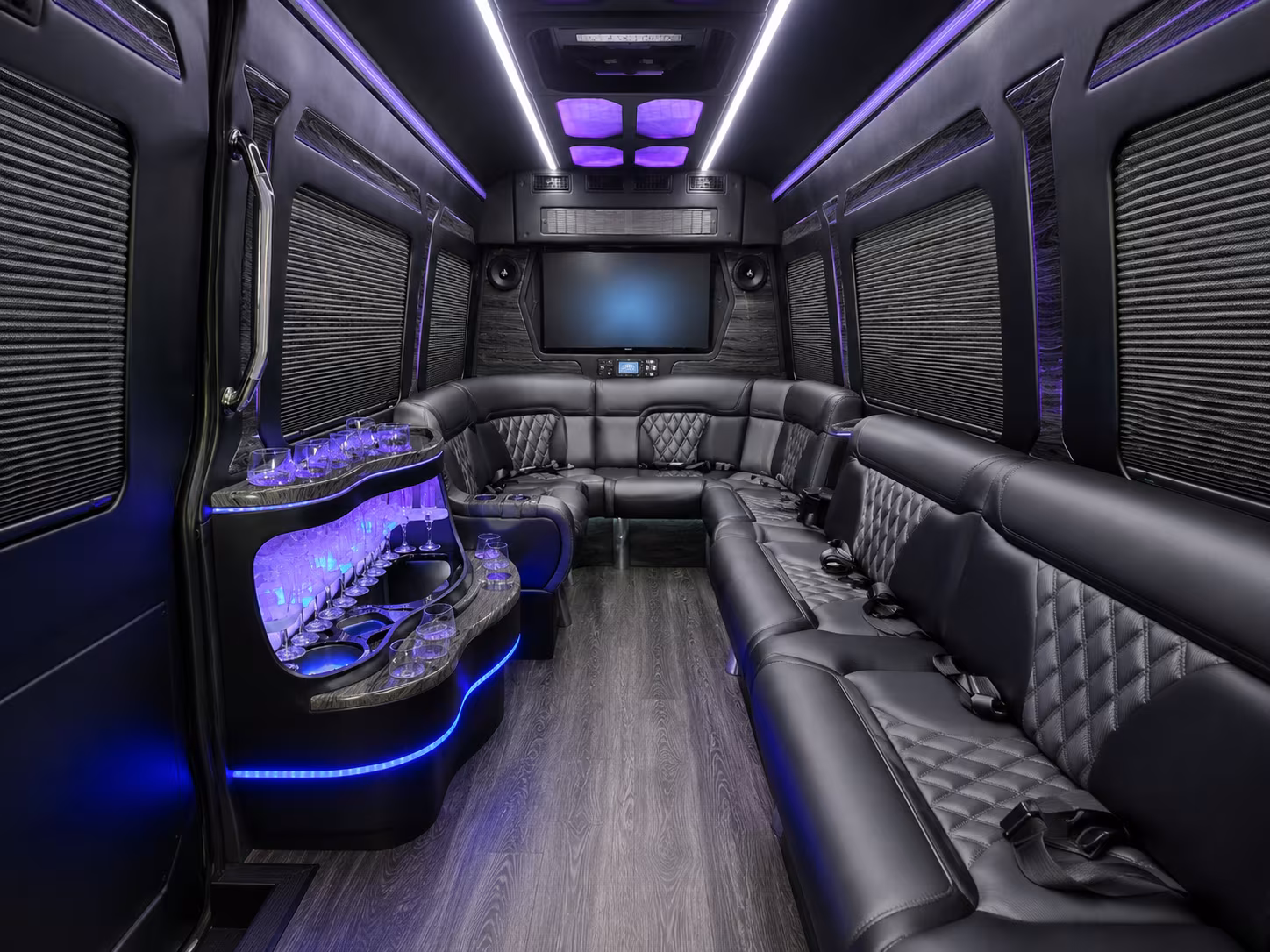 sprinter vans and minibuses for smaller airport groups in miami beach